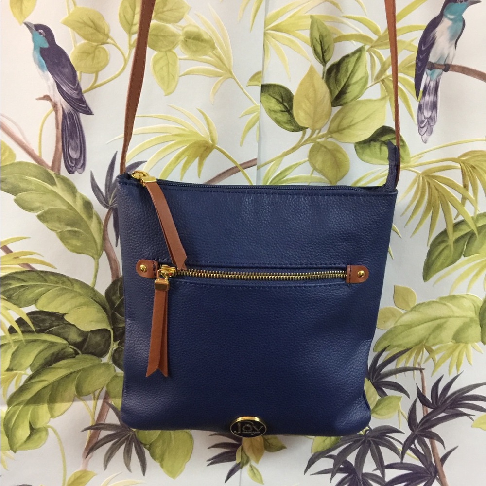 Joy Mangano leather Crossbody Purse